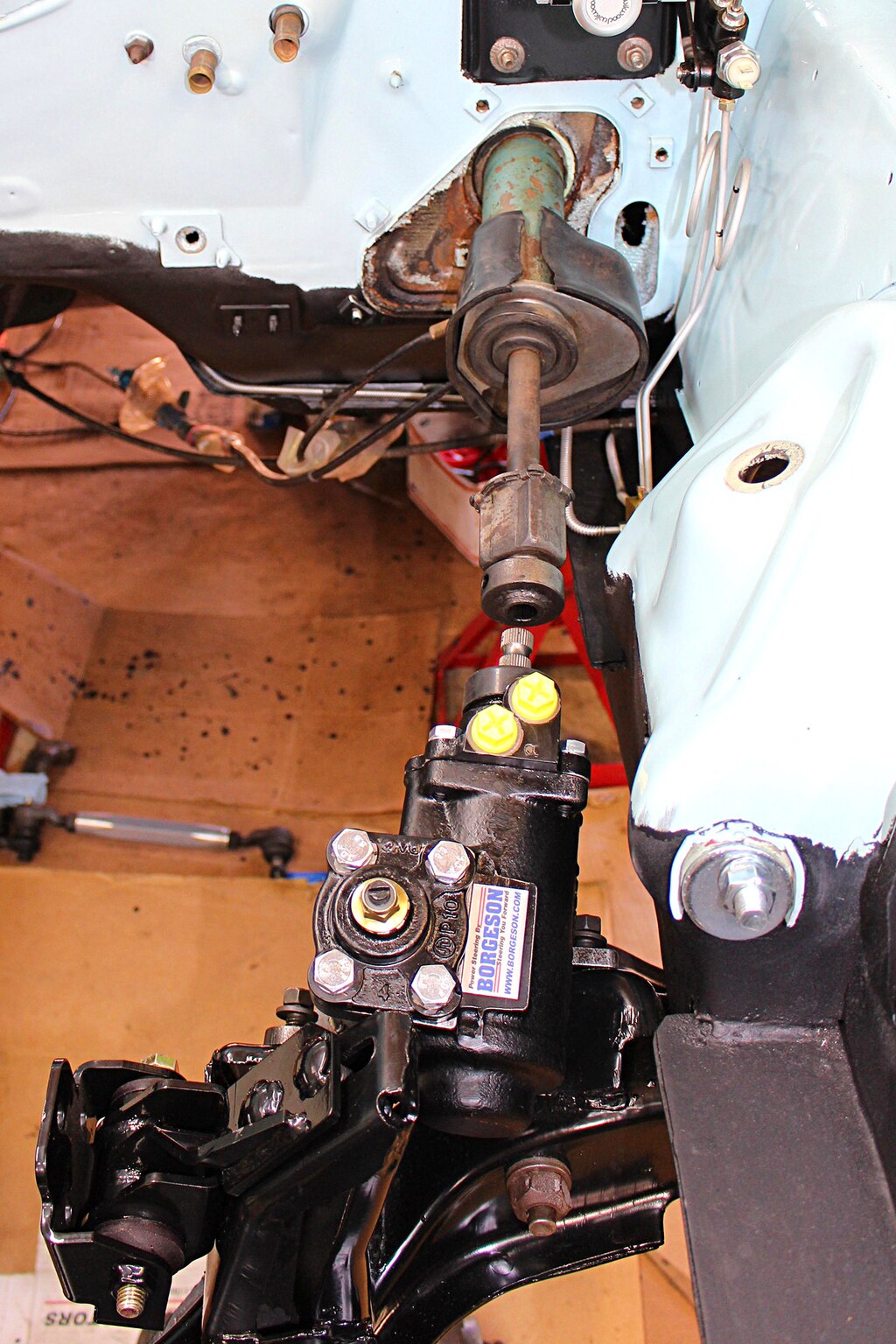 mopar manual steering conversion